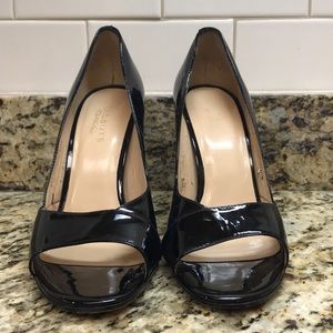 Talbots Black Patent Leather heels
